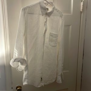 J Crew Irish Linen Button down